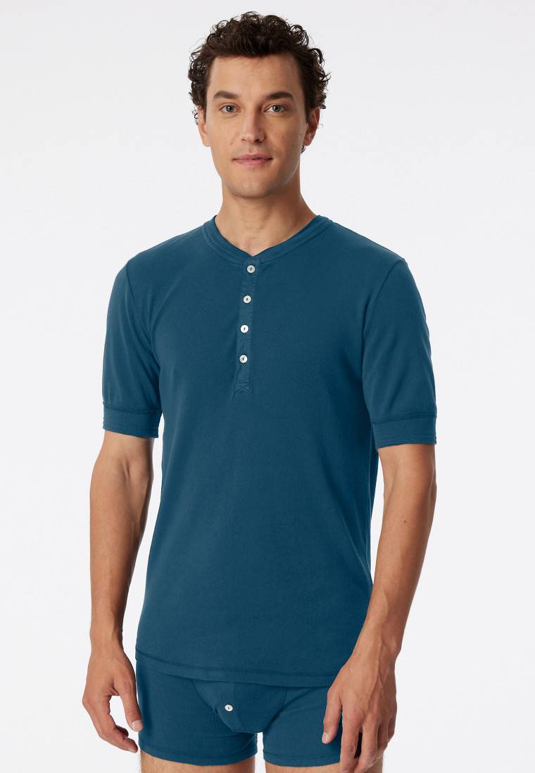 Schiesser Shirt kurzarm jeansblau - Revival Karl-Heinz Bis zu 55% Rabatt