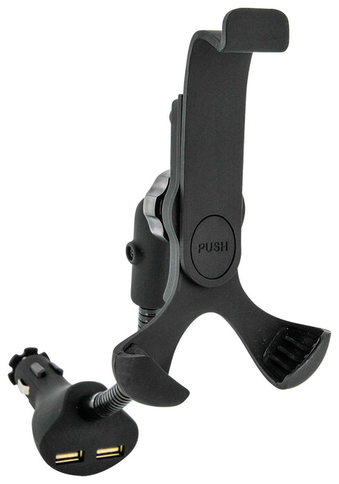Schwaiger KFZ Smartphone Halterung Universal mit 2x USB-A Anschluss Fabrikpreis