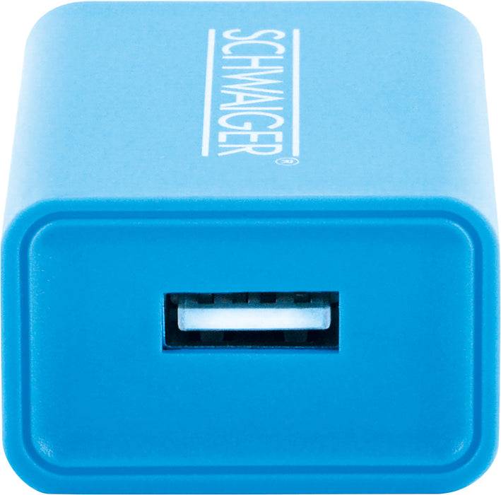 Schwaiger Ladegerät USB 2.0 A Pink/Blau Saisonschlussverkauf