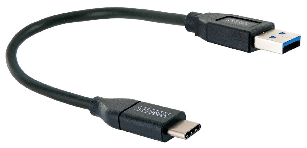 Schwaiger USB-C auf USB-A Kabel 0,5 m Muttertagsangebot