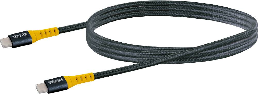 Schwaiger USB-C auf USB-C Kabel extrem reißfest 1,2 m Neueste Mode
