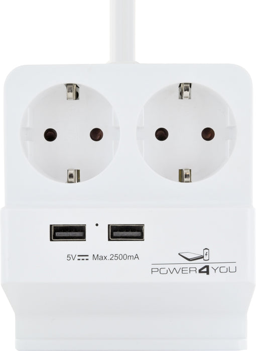 Schwaiger Smartphone-Halter mit 2x Steckdose + 2x USB 2.0 A Blitzangebot