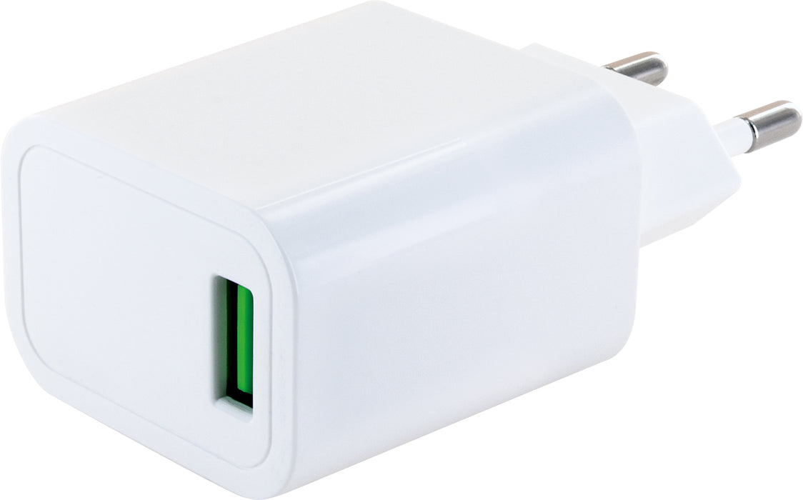 Schwaiger Lade-Set mit Schnell-Ladegerät USB-A + Micro-USB-Ladekabel Tiefpreis