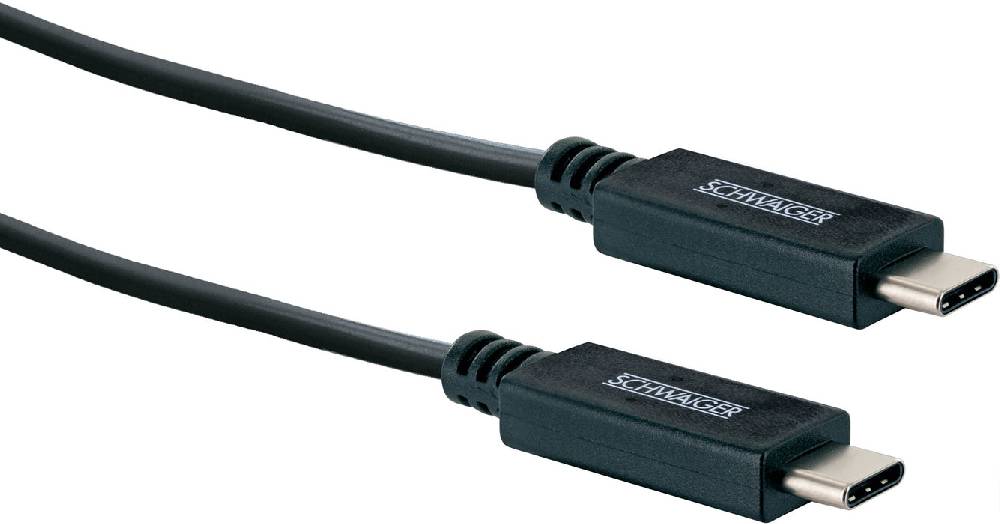 Schwaiger USB-C auf USB-C Kabel 1 m Nur für heute