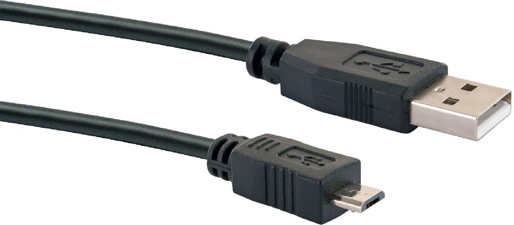 Schwaiger Micro-USB auf USB-A Kabel 1/1,8 m Vierteljährliche Förderung