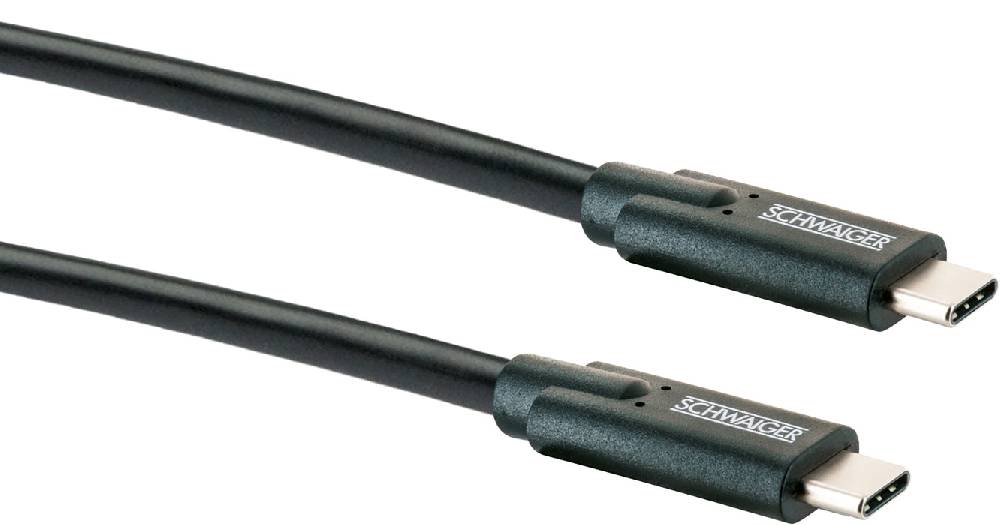 Schwaiger USB-C auf USB-C Kabel 1 m Discount Store für neue Produkte