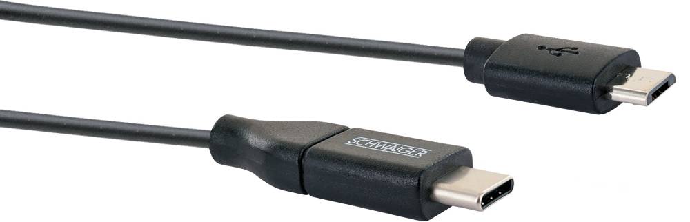 Schwaiger USB-C auf Micro-USB Kabel 1 m Nur noch ein Tag übrig
