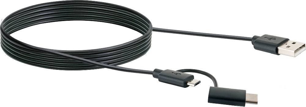 Schwaiger 3in1-Kabel Micro-B/USB-C auf USB-A 1 m Super Rabatt