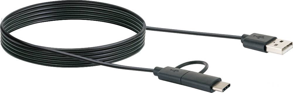 Schwaiger 3in1-Kabel Micro-B/USB-C auf USB-A 1 m Super Rabatt