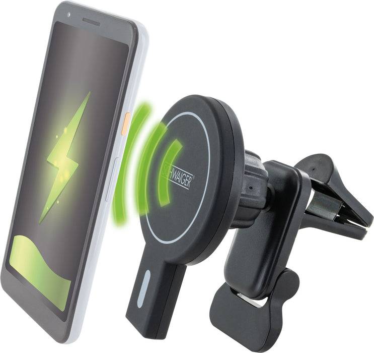 Schwaiger KFZ Smartphone Halterung magnetisch mit QI-Ladefunktion Kostenloser Versand international