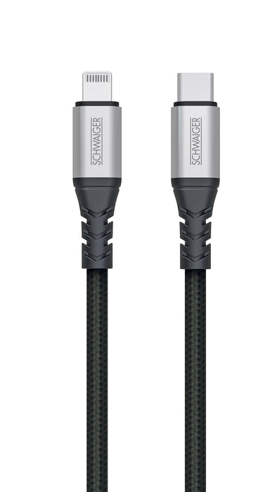 Schwaiger USB-C auf USB-C/Lightning Kabel extrem reißfest 1,2 m Rabatte dieses Monats