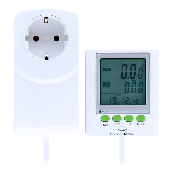 Schwaiger Energiekostenmessgerät mit verlängertem Display Fabrik Onlineshop