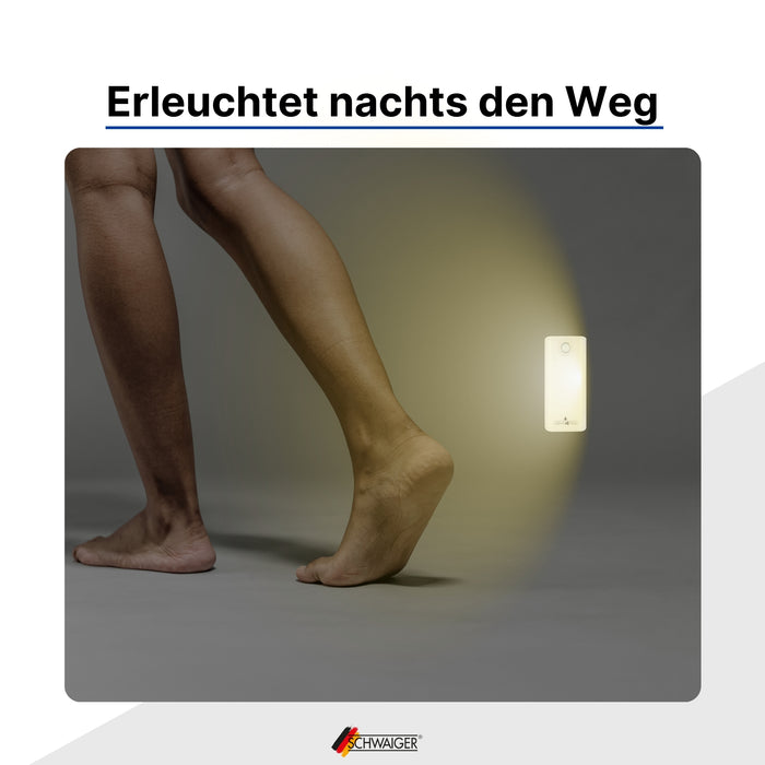 Schwaiger Bewegungssensor Leuchte mit abnehmbaren Licht Rabatt