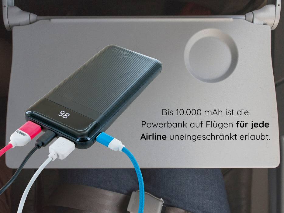Schwaiger Powerbank mit Kapazitätsanzeige 10000 mAh Vatertagsangebot