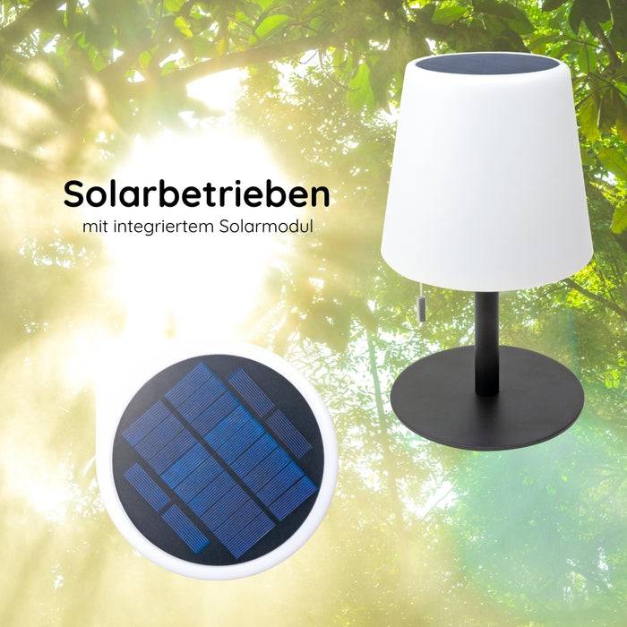 Schwaiger Solar-Tischleuchte mit Zugschalter Exklusive Angebote