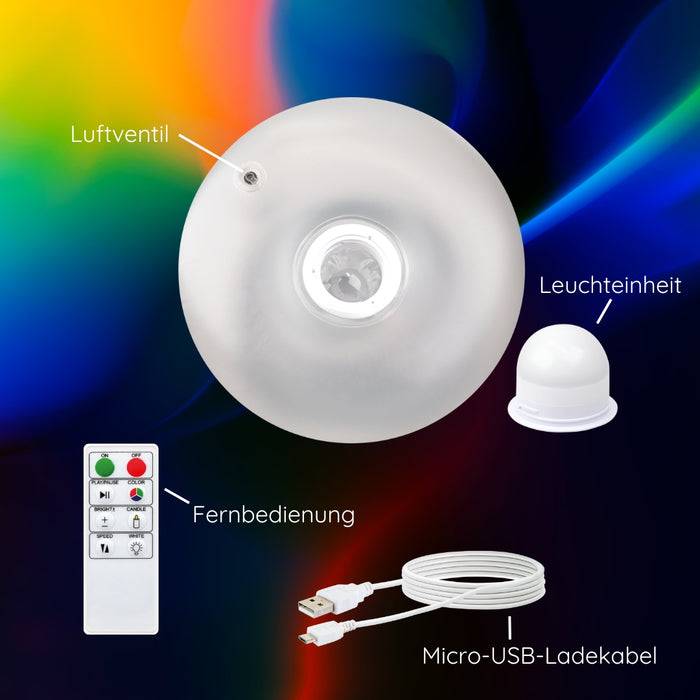 Schwaiger Sitzhocker aufblasbar mit Leuchteinheit Neuheiten