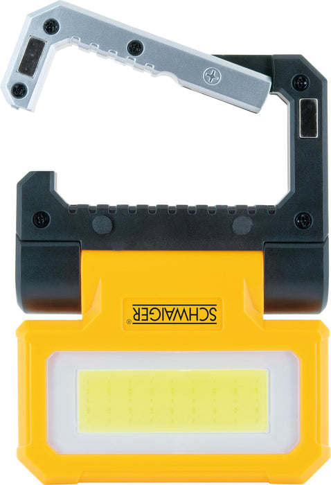 Schwaiger Arbeitsleuchte mit COB-LED Strahler und Taschenlampe Super Sparpreis