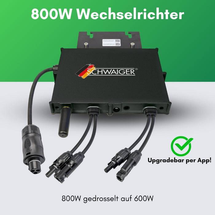 Schwaiger Solaranlage 2er Set 830Wp Letzte 2 Tage