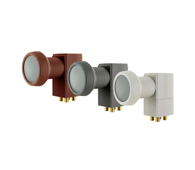 Schwaiger Quattro LNB digital SUN PROTECT