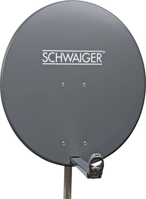 Schwaiger Satellitenanlage Set Anthrazit Aluminium 80 cm Günstiger Verkauf