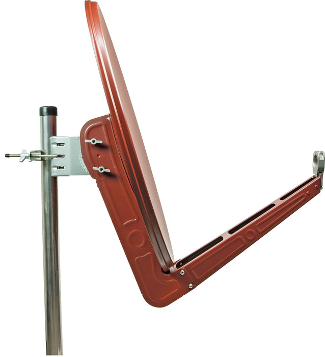 Schwaiger Satellitenanlage Set Ziegelrot Aluminium 75 cm Limitierter Zeitrabatt