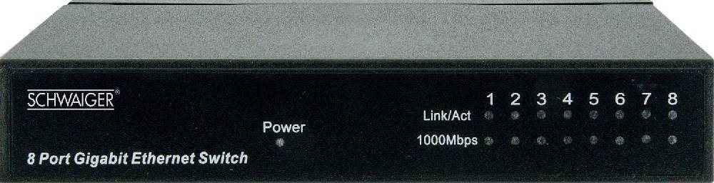 Schwaiger 8-Port Netzwerk Switch Osterangebot