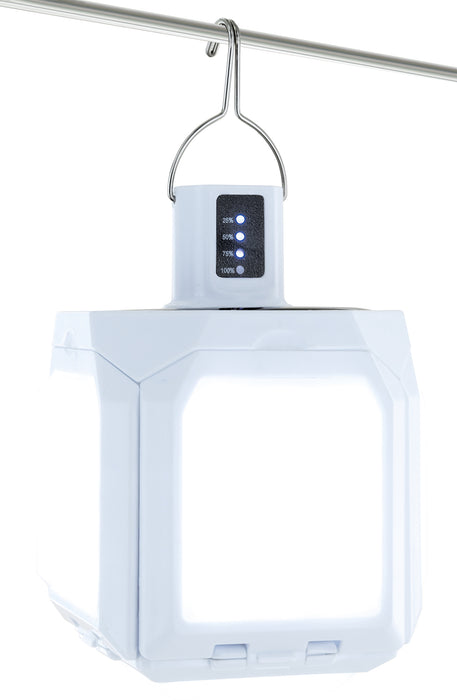 Schwaiger Solar-Hängeleuchte klappbar mit Haken Schwarz/Weiß Blitzangebot