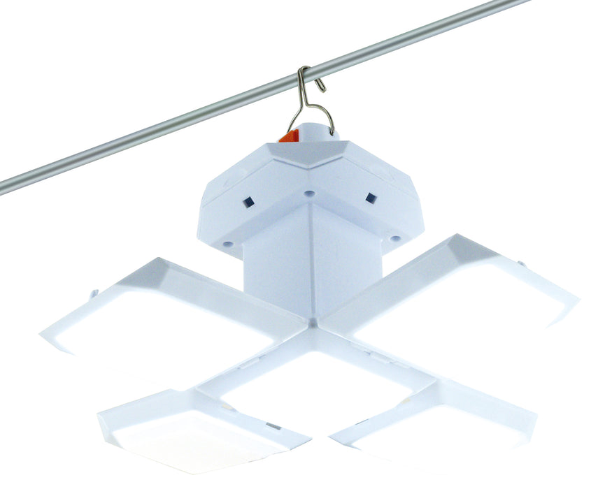 Schwaiger Solar-Hängeleuchte klappbar mit Haken Schwarz/Weiß Blitzangebot