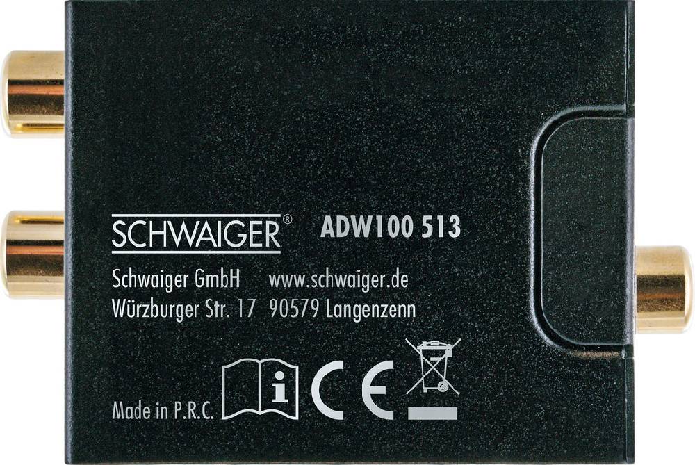 Schwaiger Analog zu Digital Audio Konverter Discount Store für neue Produkte