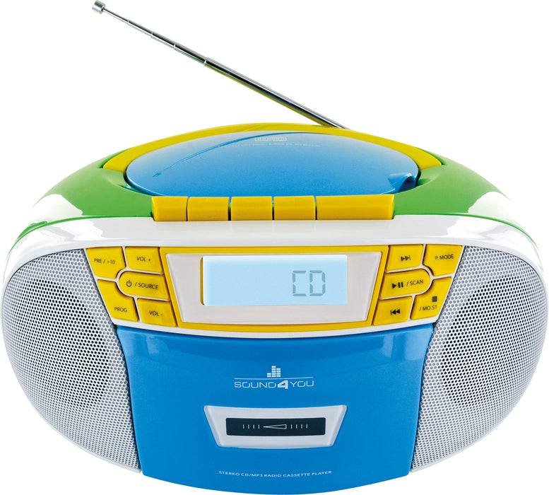Schwaiger CD-Player mit Kassettenspieler und Radio Nur noch ein Tag übrig