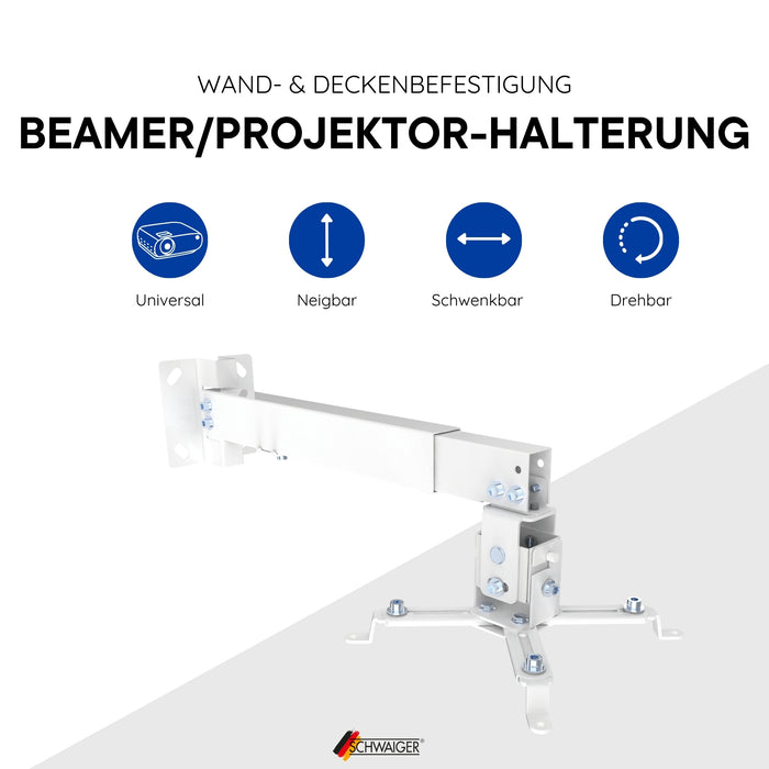 Schwaiger Beamer/Projektor-Halterung Universal Black Friday