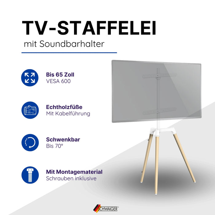 Schwaiger TV-Ständer dreibeinig Top Angebot