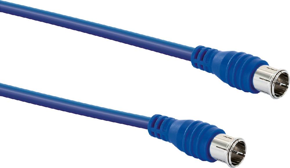 Schwaiger SAT-Anschlusskabel F-Quick Stecker 5 m 75 dB Kauf eins, bekomm eins gratis