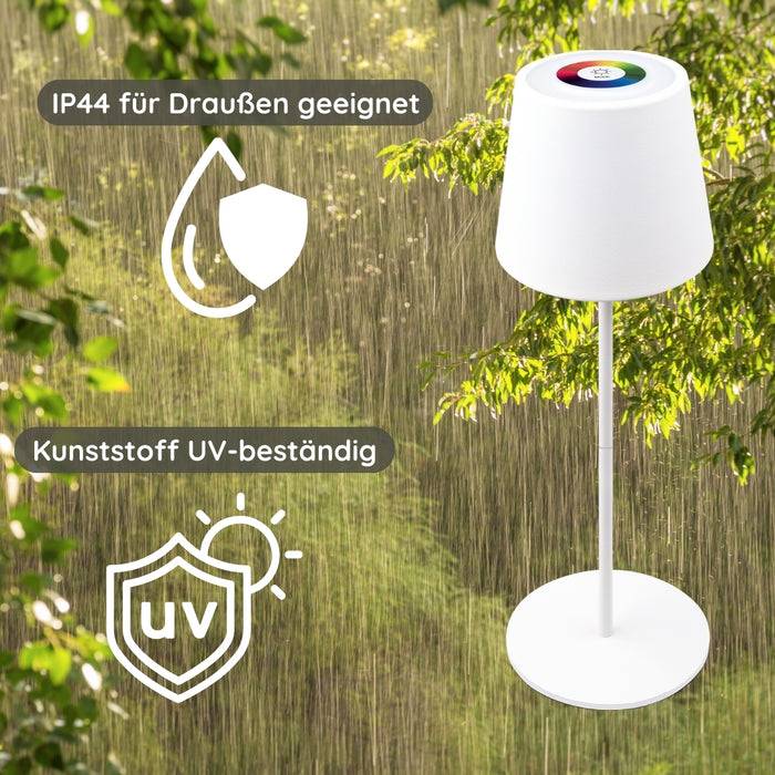 Schwaiger Tischleuchte teilbar mit Touchsteuerung Anthrazit/Schwarz/Weiß Großer Ausverkauf