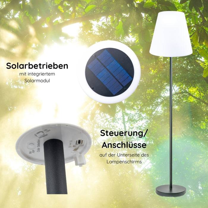 Schwaiger Solar Außenstehleuchte RGB LED Begrenztes Angebot