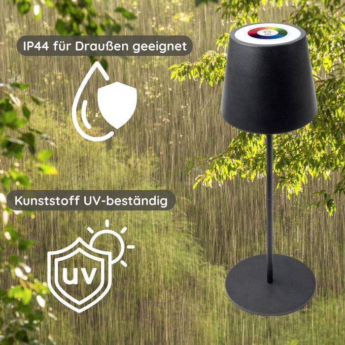 Schwaiger RGB LED Tischleuchte mit Touchsteuerung Exklusivangebot