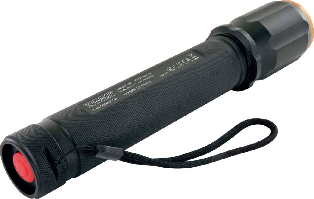 Schwaiger Taschenlampe mit Zoomfunktion Aluminium Neuheiten