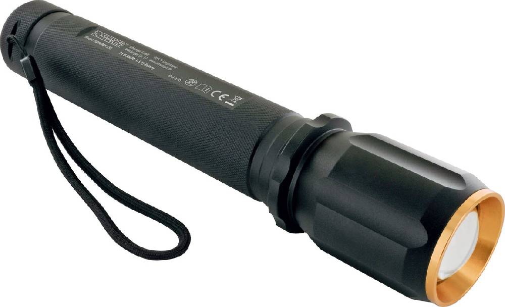 Schwaiger Taschenlampe mit Zoomfunktion Aluminium Neuheiten