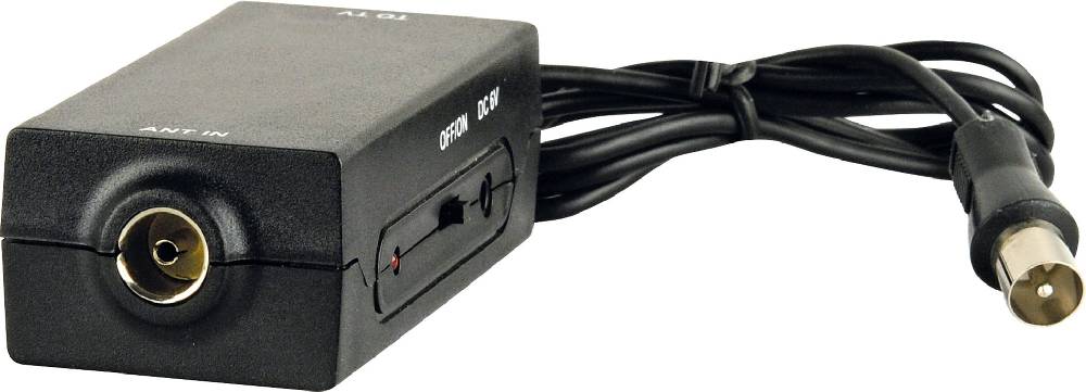 Schwaiger Zimmerantenne aktiv DVB-T2 VHF UHF schwarz Black Friday Preise