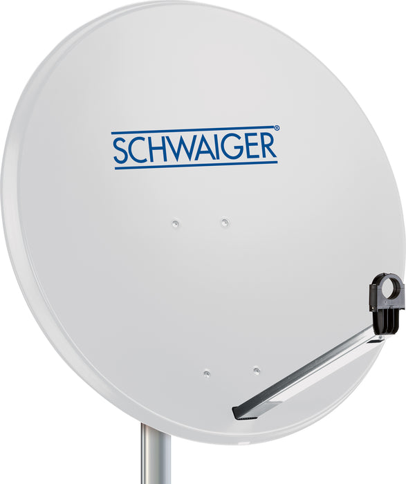 Schwaiger Satellitenschüssel Stahl Weiß/Rot/Anthrazit 75 cm 2025