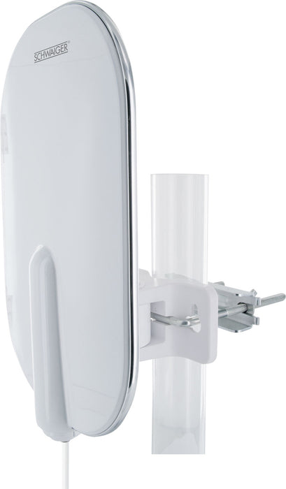 Schwaiger Außenantenne aktiv DVB-T2 UHF mit Mastbefestigung Kostenloser Versand