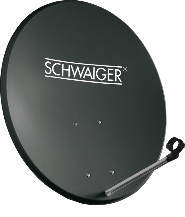 Schwaiger Satellitenanlage Set Anthrazit Stahl 55 cm Limitierter Zeitrabatt