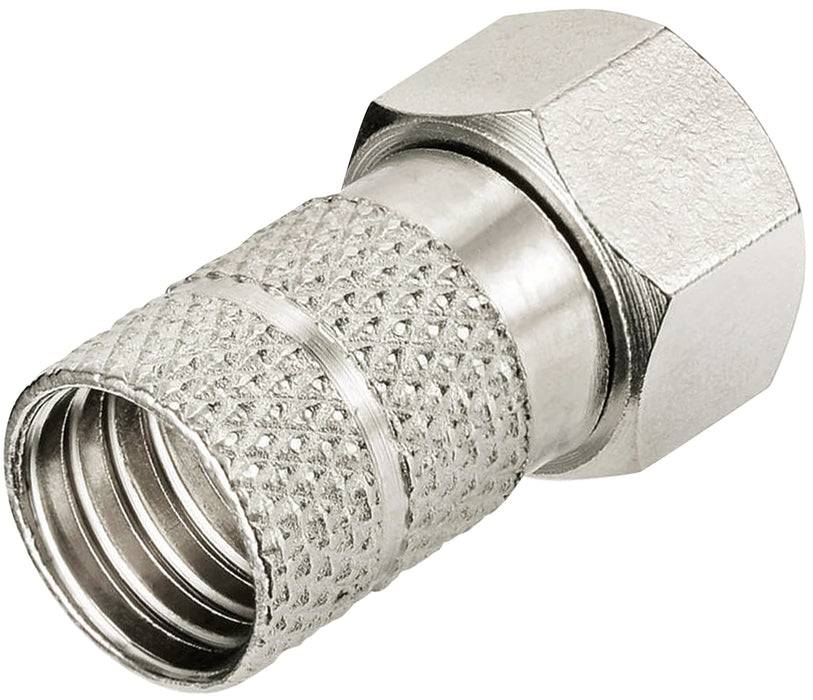 Schwaiger F-Stecker und Verbinder 3er Set Ø 8 mm Begrenztes Angebot