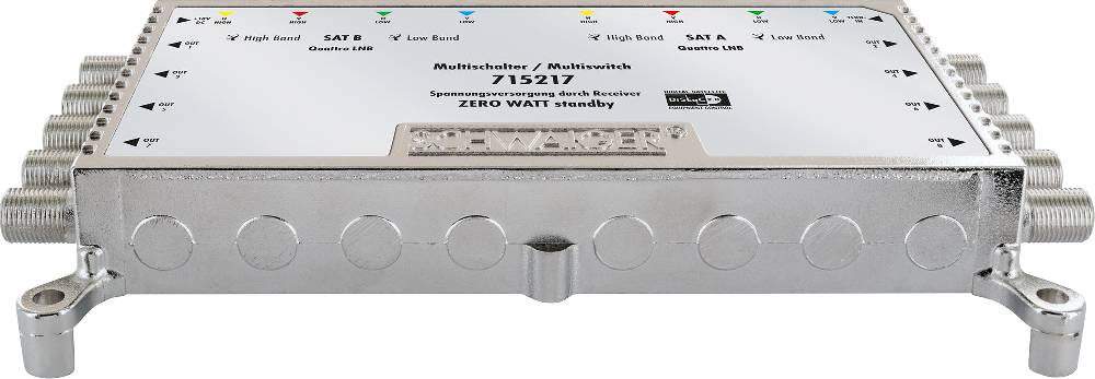 Schwaiger SAT Multischalter 9/8 mit Netzteil Weihnachtsangebot