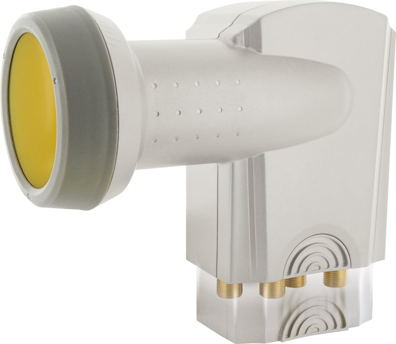 Schwaiger Quattro LNB digital SUN PROTECT hellgrau Heißer Verkauf