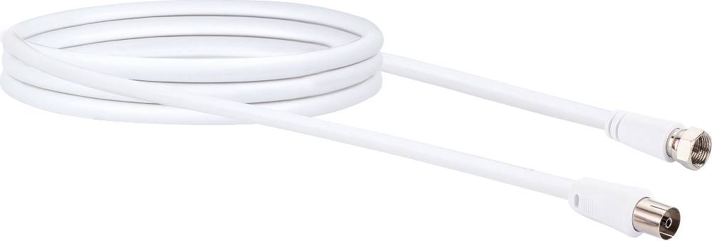 Schwaiger Adapterkabel F-Stecker auf IEC-Buchse 1,5/3 m 75 dB Nur noch ein Tag übrig