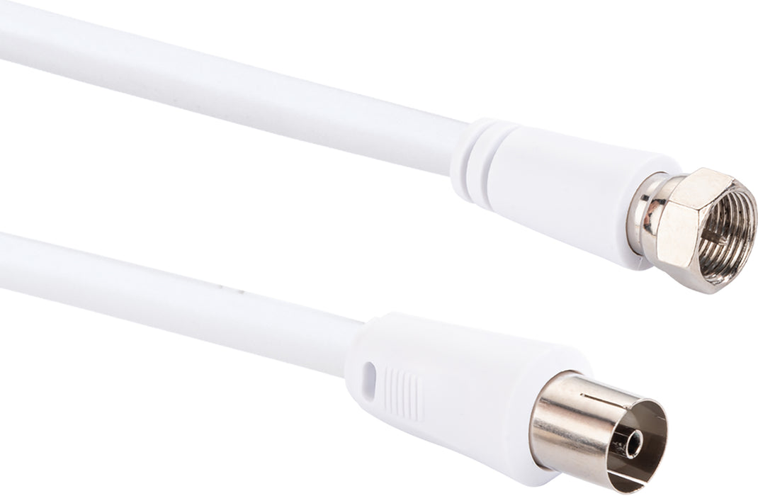 Schwaiger Adapterkabel F-Stecker auf IEC-Buchse 1,5/3 m 75 dB Nur noch ein Tag übrig
