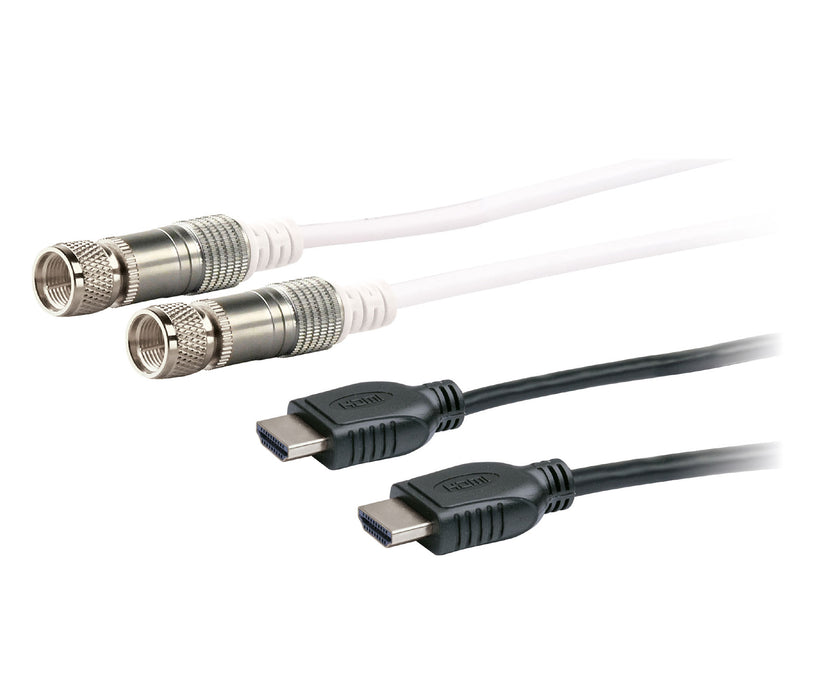 Schwaiger Anschlussset SAT- und HDMI-Kabel 1,5 m