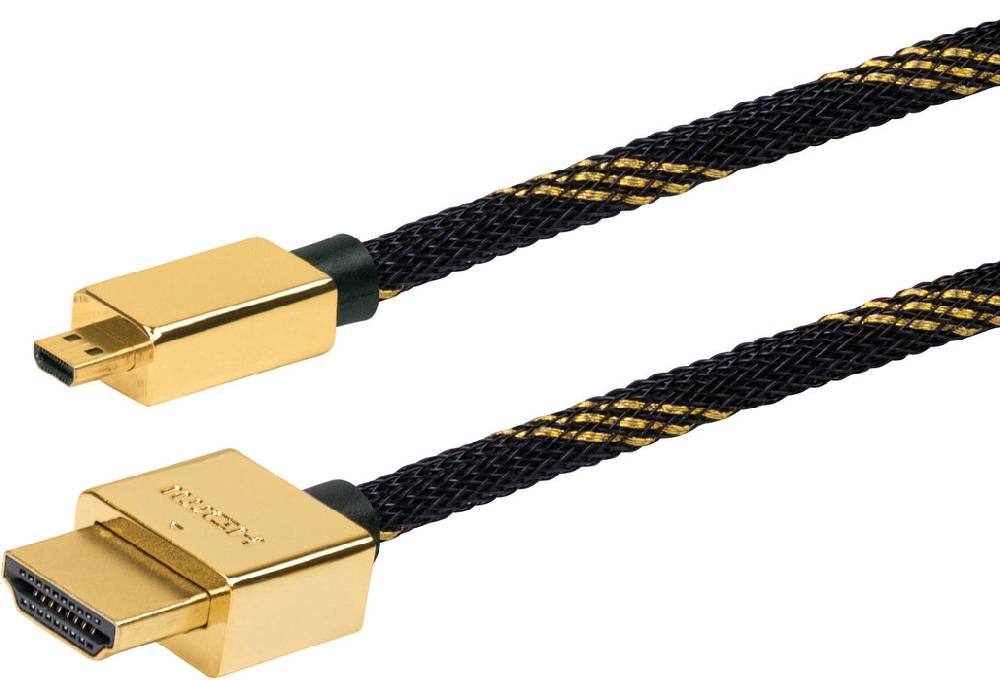 Schwaiger SLIMLINE High-Speed-HDMI®-Kabel mit Ethernet zollfrei