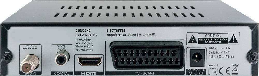 Schwaiger SAT-Receiver digital FULL HD FTA vorprogrammiert Hotsell